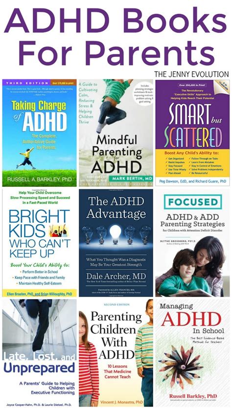 Adhd Books For Parents Parenting Organization And School The Jenny