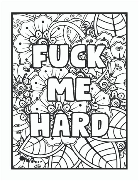 41 Dirty Funny Coloring Pages For Adults Etsy