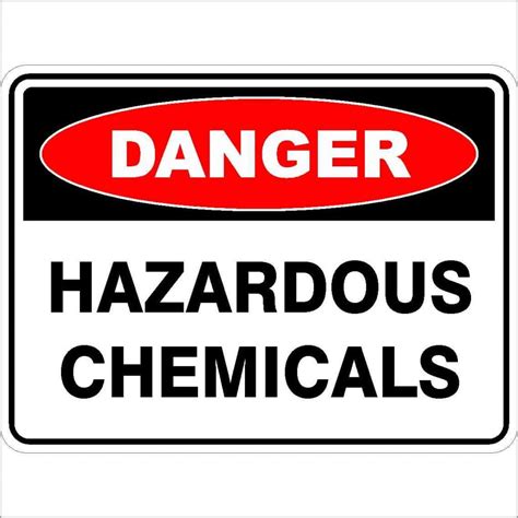 Hazardous Chemicals Buy Now Discount Safety Signs Australia