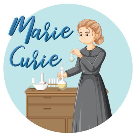 Marie Curie Physicist Illustrations Illustrations Royalty Free Vector
