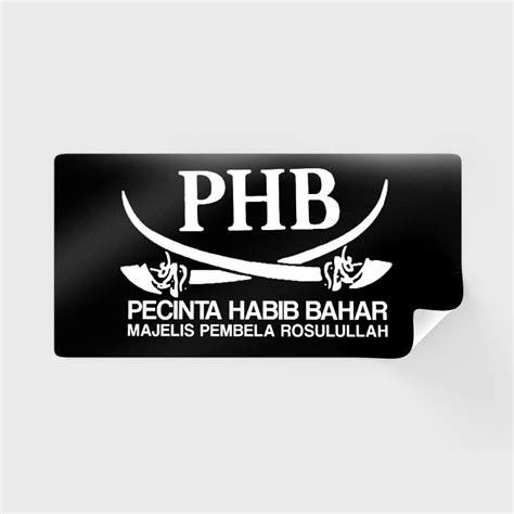 Sticker Stiker Phb Pecinta Habib Bahar Majelis Pembela Rosullulah