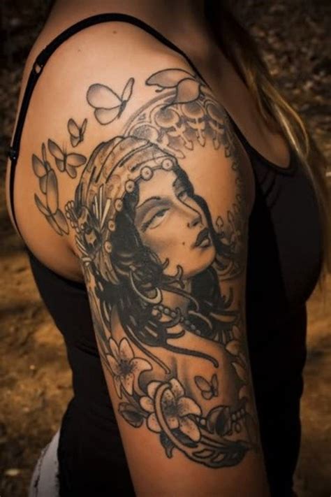 Gypsy Tattoo Designs Ideas And Meanings With Photos Tatring