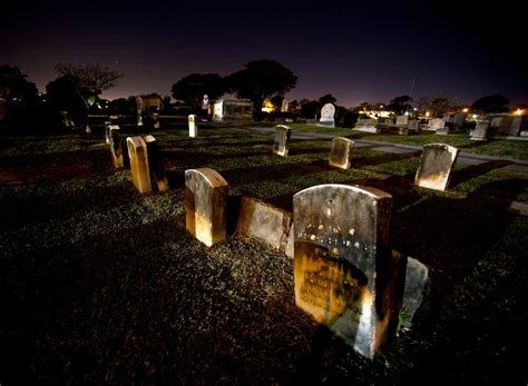 Cemetery At Night