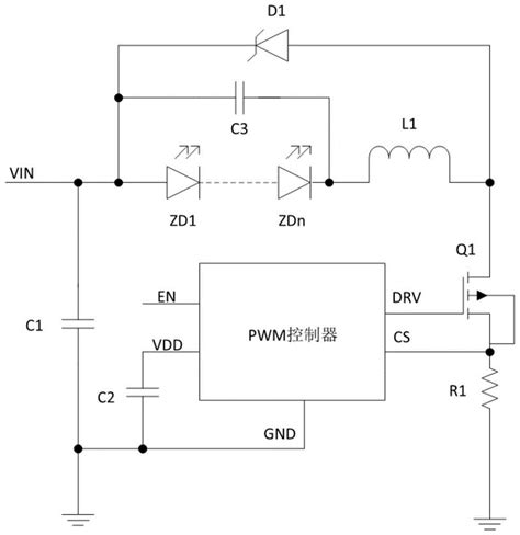 一种低端电流采样的pwm降压型led驱动电路的制作方法
