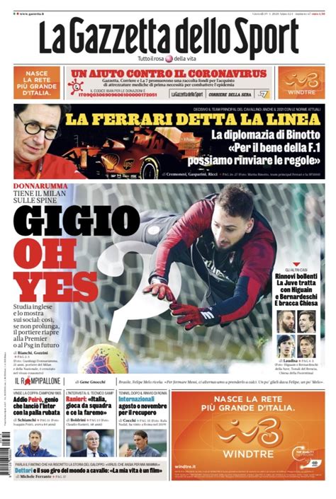 La Gazzetta dello Sport: Donnarumma could leave AC Milan ...