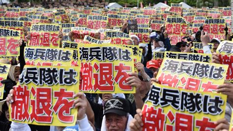 Japan Okinawa Murder Prompts Huge Us Base Protest Cnn