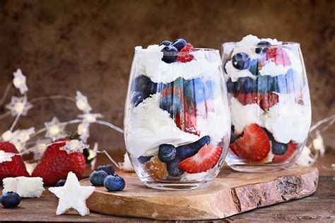Fourth Of July Recipe Blueberry Strawberry Trifle Northshore