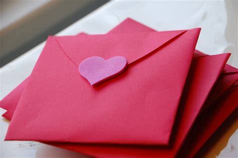 Handmade Valentine Cards The Amazing All In One Envelope Tinkerlab
