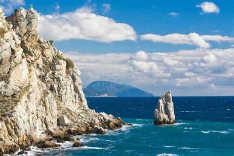 Crimean Landscape Near Yalta On A Black Sea Shore Stock Photo Image