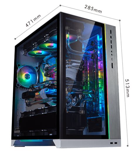 Lian Li O Dynamic Xl Rog White Full Tower Gaming Computer Case Hot