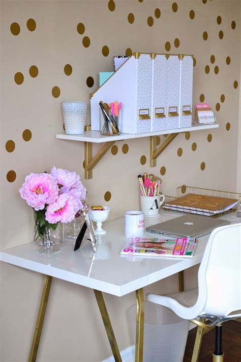 80 Best Pink White And Gold Bedroom Ideas Home Office Decor Kid