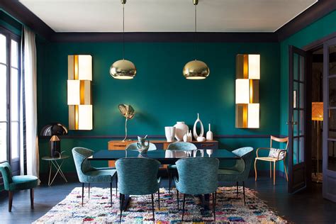 The dining room is a.r. These 6 Green Dining Rooms Are Whipping Us Into a Feeding ...