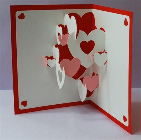 Kirigami Pop Up Card Pop Up Greeting Cards Pop Up Cards Love Cards