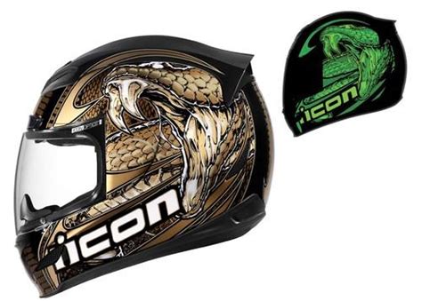 Find Icon Airmada Charmer Helmet Gold X Small New Glow In The Dark In