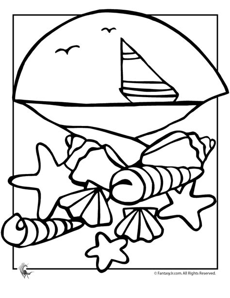 960x640 free printable summer coloring pages for adults. Beach shells coloring pages download and print for free