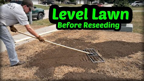 Leveling The Lawn Before Reseeding Part 1 Youtuberandom