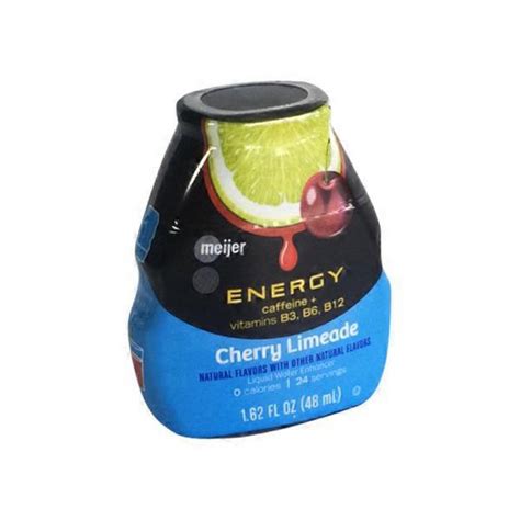 Meijer Energy Cherry Limeade Liquid Water Enhancer 162 Fl Oz Instacart