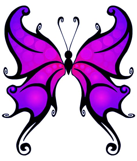Purple Butterfly Png Clipart Png Mart