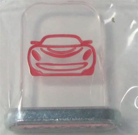 Hasbro Monopoly Revolution Red Car Token Pawn Mover Clear Plastic Mini Picclick