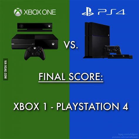 Ps4 Vs Xbox 1 Meme