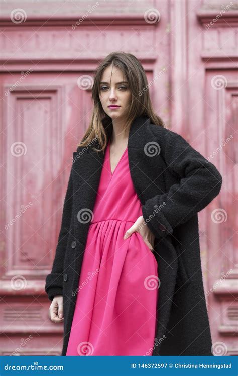 Glamour Fashion Portrait Of Young Elegant Fashionista Stock Image