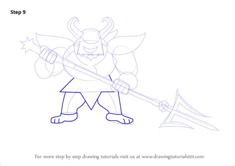 Learn How To Draw Asgore Dreemurr From Undertale Undertale Step By