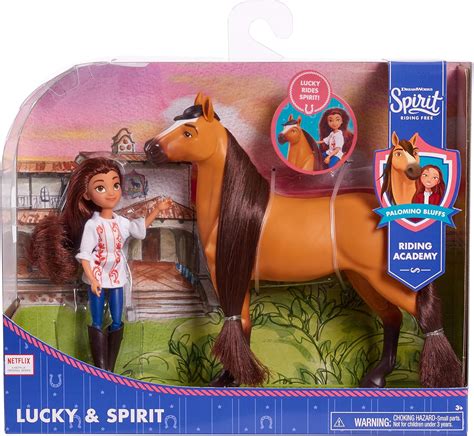 Dreamworks Spirit Riding Free Spirit Collector Doll And Horse Lucky
