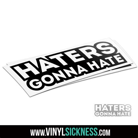 Haterade Sticker Die Cut Decal Jdm Haters Vinyl Car And Truck Decals