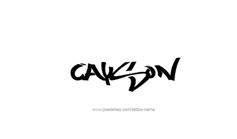 Cayson Name Tattoo Designs