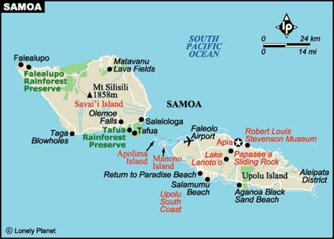 American samoa is just 14 degrees south of the equator. Pin on Samoa