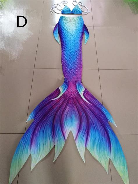Royal Blue Swimmable Mermaid Tails Underwater For Women With Monofin