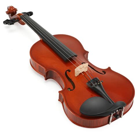 44 Full Size Natural Violin With Hard Case Shoulder Rest Bow Rosin
