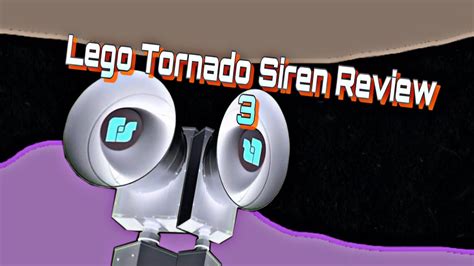 Lego Tornado Siren Review 3 📢🌪 Youtube