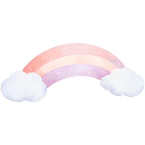 Watercolor Rainbow Clipart 37741719 Png