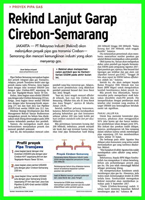 First media tbk adalah sebuah perusahaan penyedia layanan internet, tv kabel, dan komunikasi di indonesia. PT Rekayasa Industri (Rekind) will continue the gas transmission pipeline project Cirebon ...