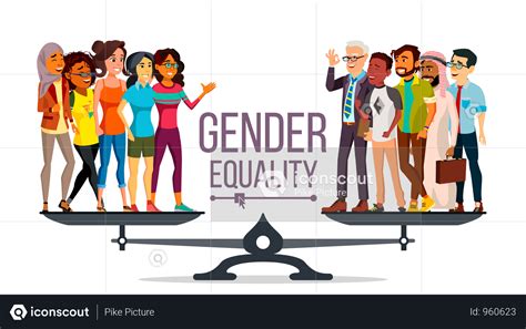 Best Premium Gender Equality Vector Illustration Download In Png
