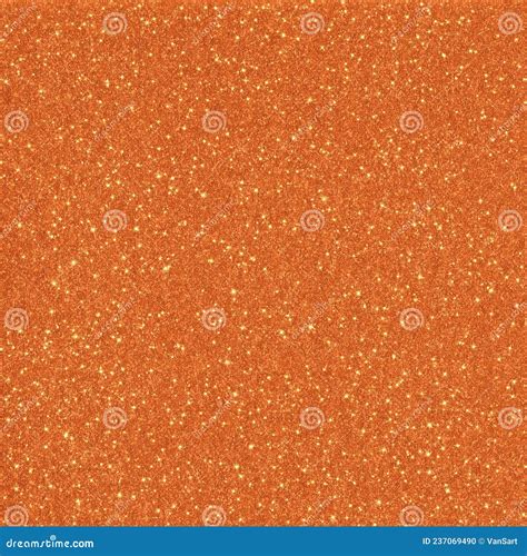 Monochrome Orange Colored Digital Glitter Paper Texture Stock Photo