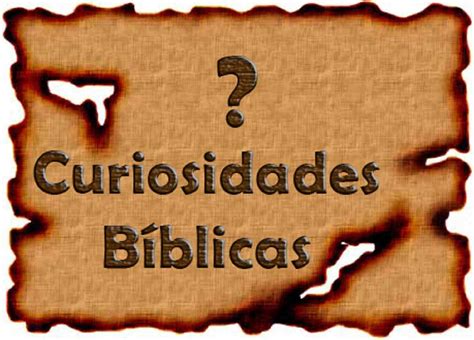 53 Curiosidades Bíblicas Que Você Não Sabia Javé Revela