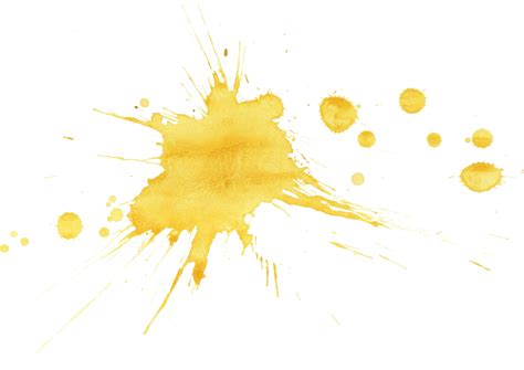 20 Yellow Watercolor Splatter (PNG Transparent) | OnlyGFX.com | Watercolor splatter, Watercolor, Png