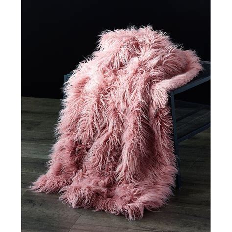 Wadhurst Mongolian Soft Shaggy Faux Fur Throw And Reviews Joss And Main