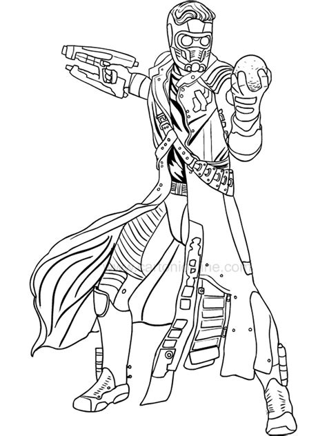 Guardians Of The Galaxy Coloring Pages : Guardians of Galaxy - Free