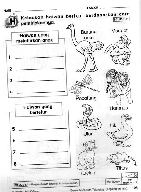 Choose the correct answers 1. latihan haiwan sains tahun 1 - Yahoo Image Search Results ...