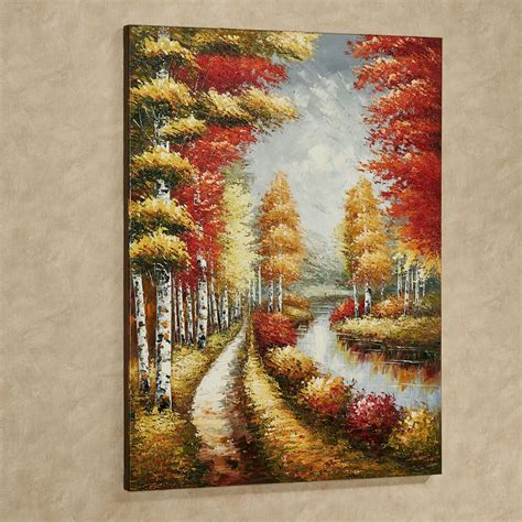Colors of Fall Handpainted Oil Canvas Wall Art