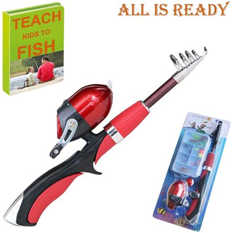 Kids Fishing Rod And Reel Combo Spincast Reel Easy To Learn Kids