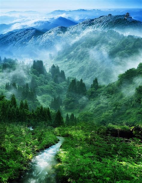 Japanese Mountains Japan Mountains Landscapes Nature Trees Forest