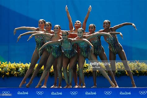 Egypts Synchronized Swimming Team Beats Australia At Rio Olympics