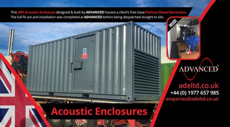 Bespoke 20ft Perkins Diesel Generator Acoustic Enclosures Building