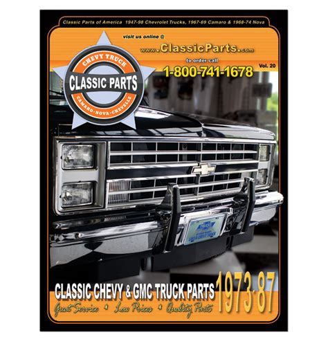 73 87 Chevy Truck Catalog Classic Chevy Truck Parts