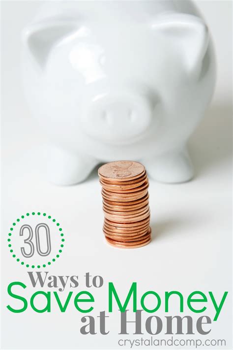 Over 30 Ways To Save Money At Home