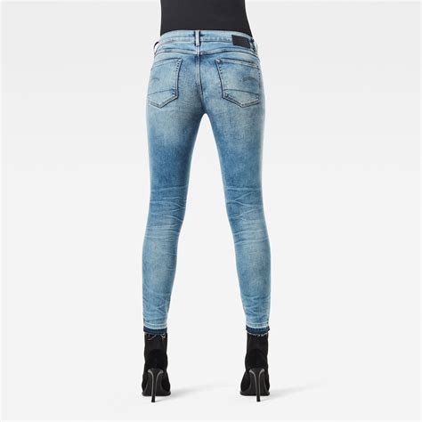 3301 Mid Skinny Ripped Edge Ankle Jeans G Star Raw®
